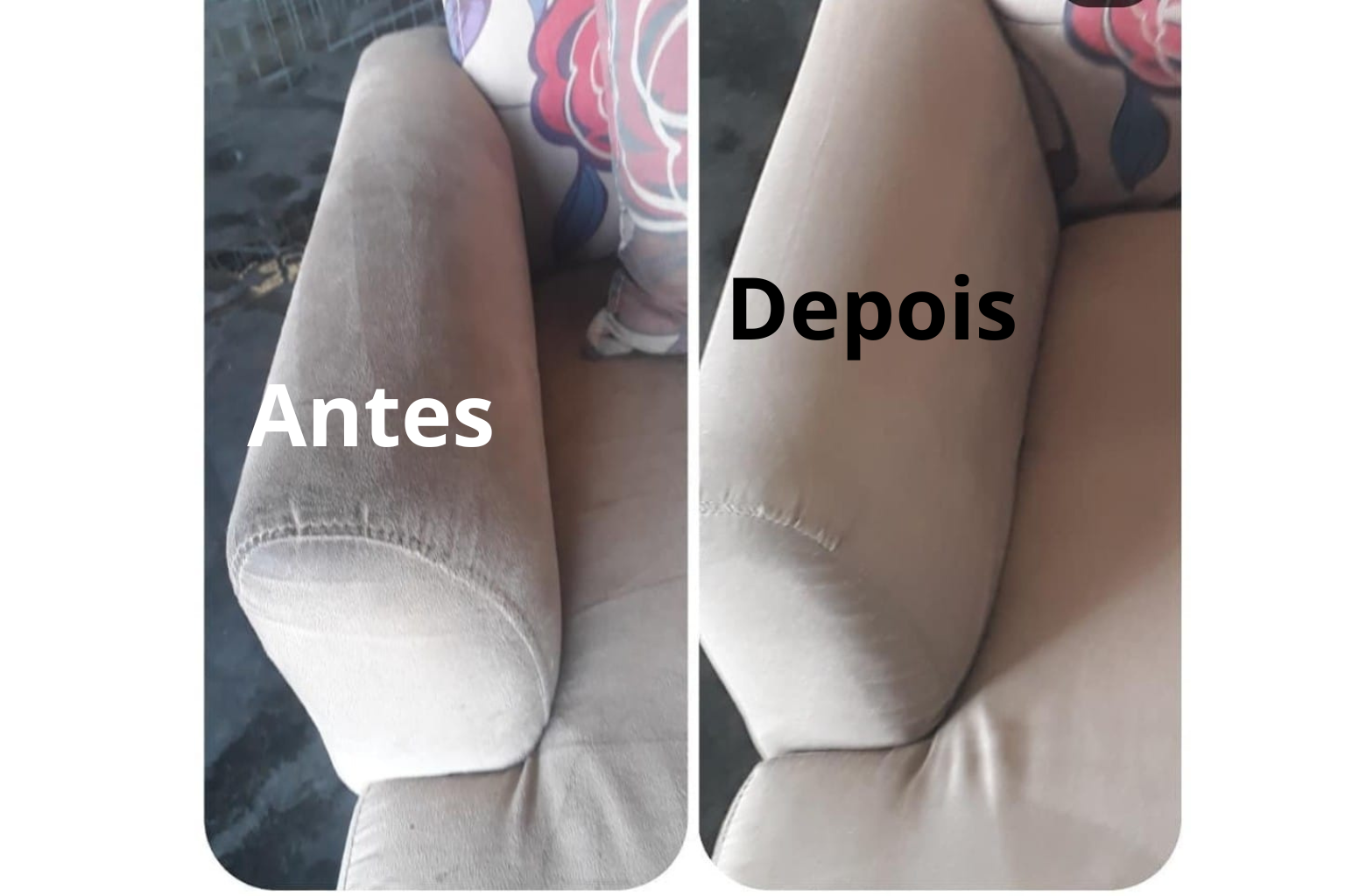 Antes e depois - Tapete